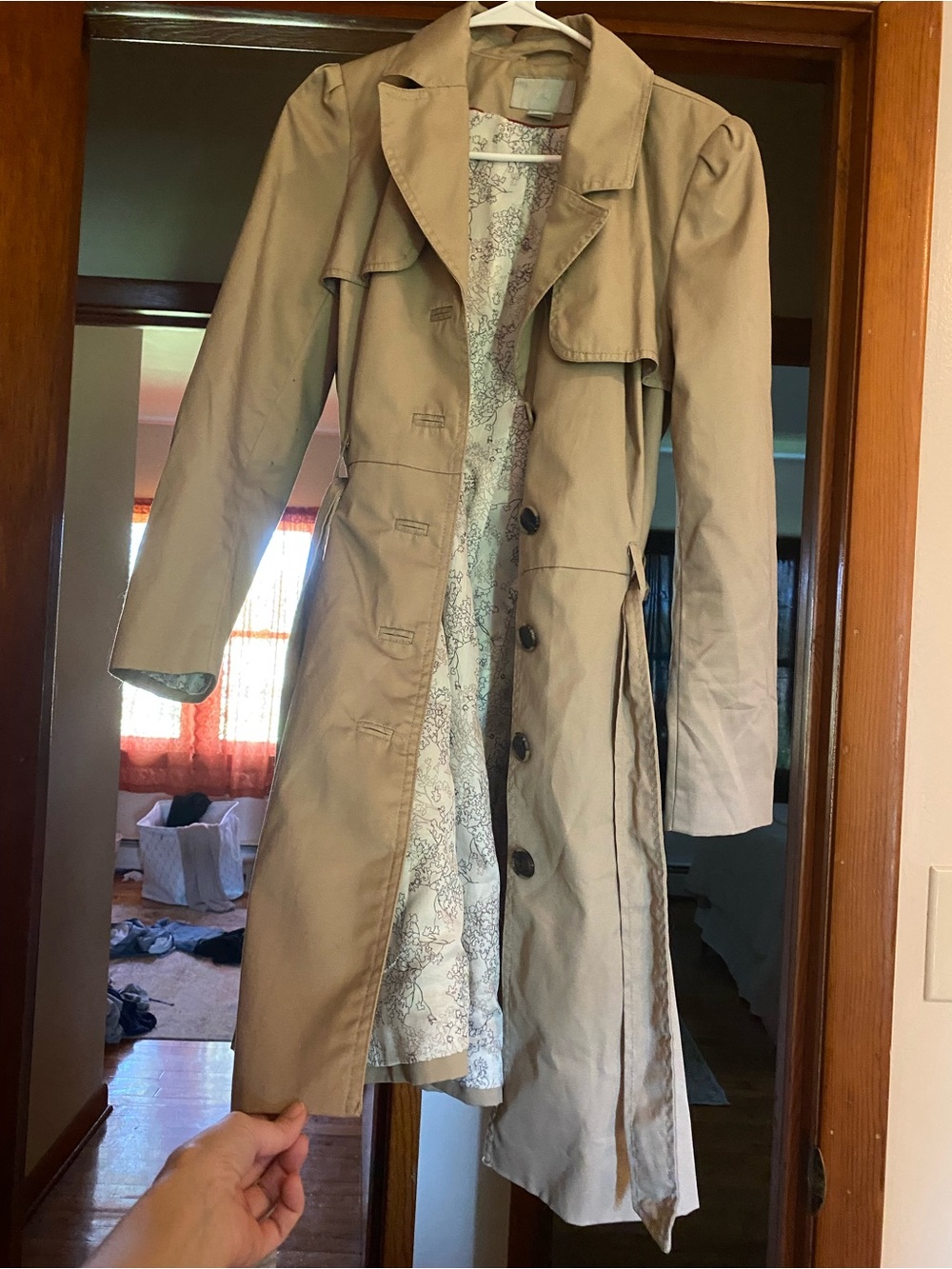 Women's Tan Trench Coat